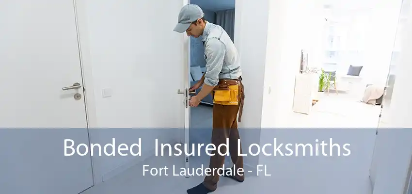 Bonded  Insured Locksmiths Fort Lauderdale - FL